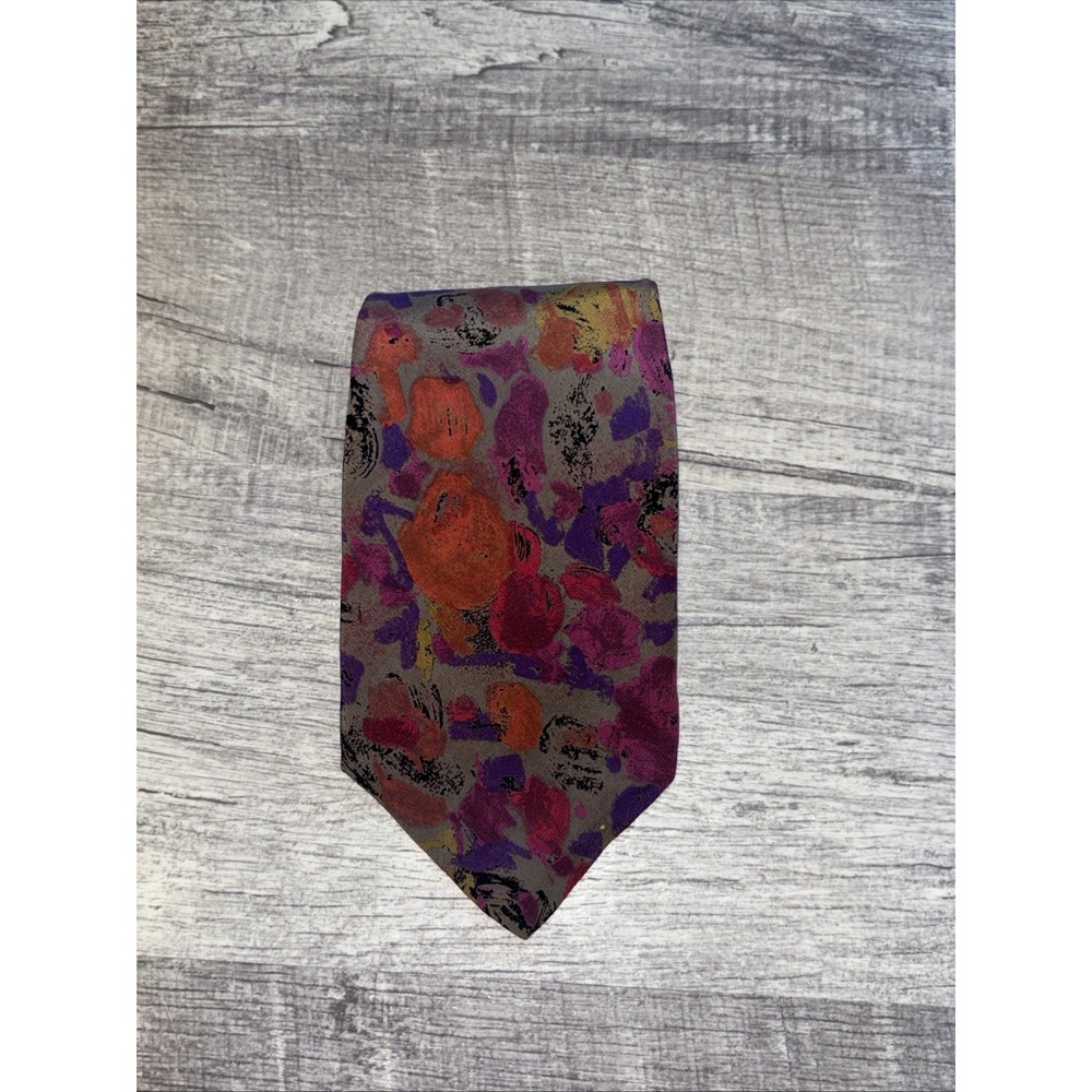 Oleg Cassini Abstract Print tie